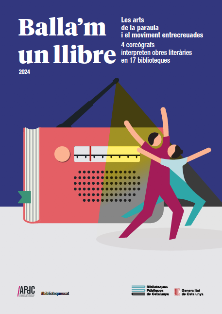 Poster Balla'm un llibre